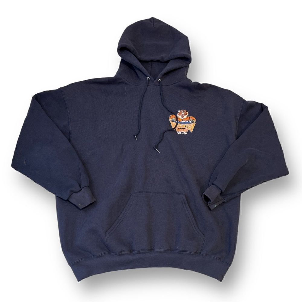 Lee Heavyweight Vintage Britton Hockey Hoodie Size Large